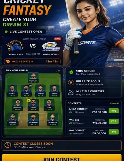 Cricketbettingplay (cricket betting play) fantasy cricket & matchday visual 3